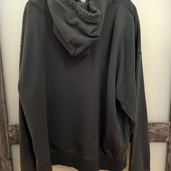 NWOT Coach Black and Gray Geometric Oversized Unisex Hoodie- XL - Picture 7 of 7